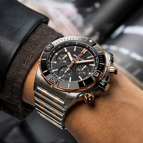 breitling acciaio|breitling super chronomat b01.